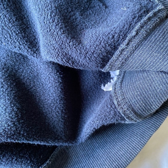 Jack & Jones Vintage Cloth Co. Men's Long Sleeve Heavy Sweatshirt Charcoal Gray - Picture 6 of 12